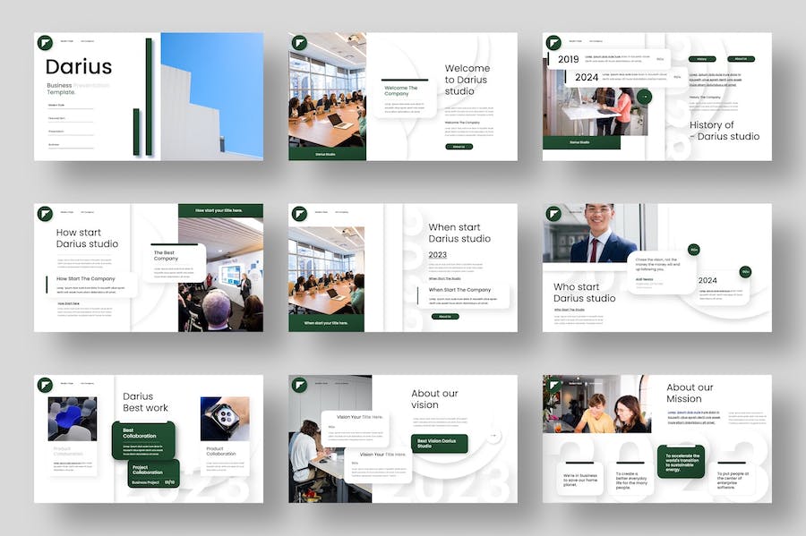 商务企业宣传展示keynote模板 - 顶尖PPT