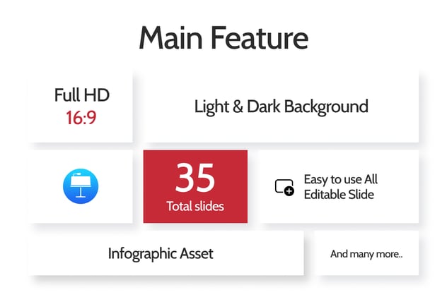 彩色渐变创意箭头信息图形keynote模板 - 顶尖PPT