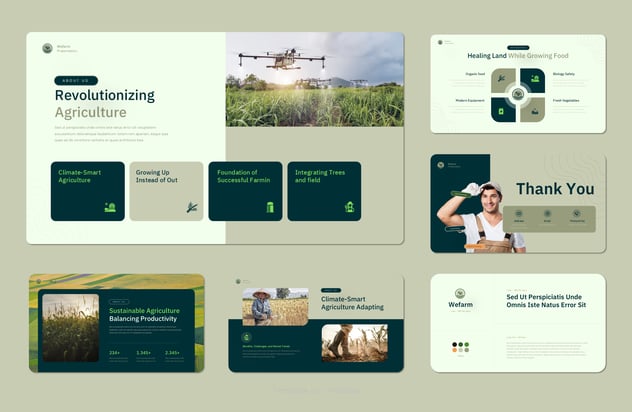 农业主题演讲keynote模板 - 顶尖PPT