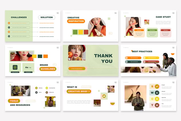 创意极简画布提案Keynote模板 - 顶尖PPT