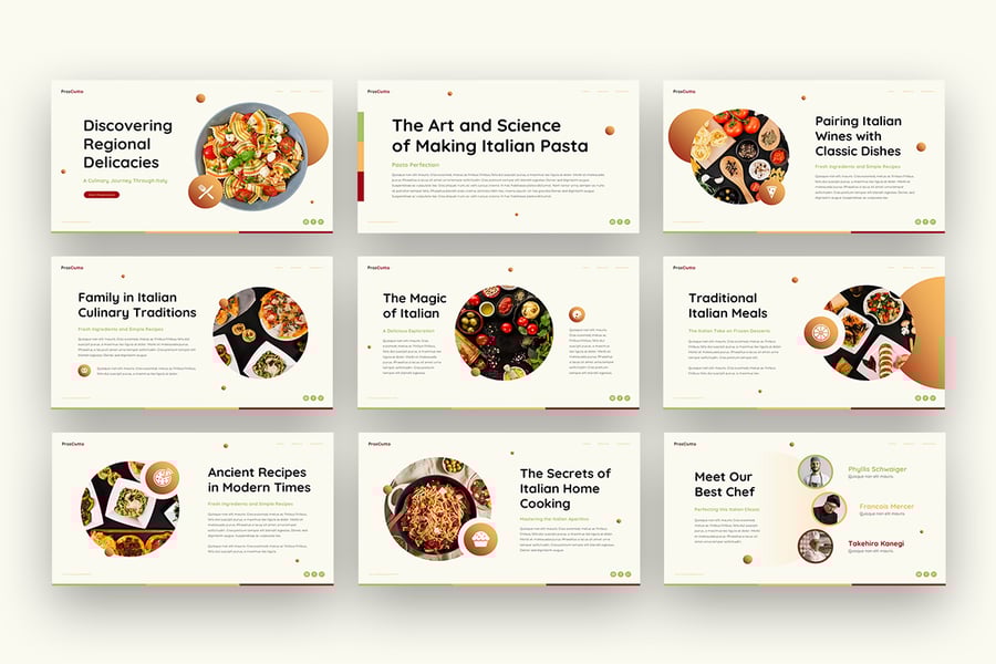 西式餐饮美食PPT模板 - 顶尖PPT