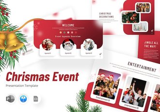 圣诞节活动庆祝策划方案Keynote模板 - 顶尖PPT