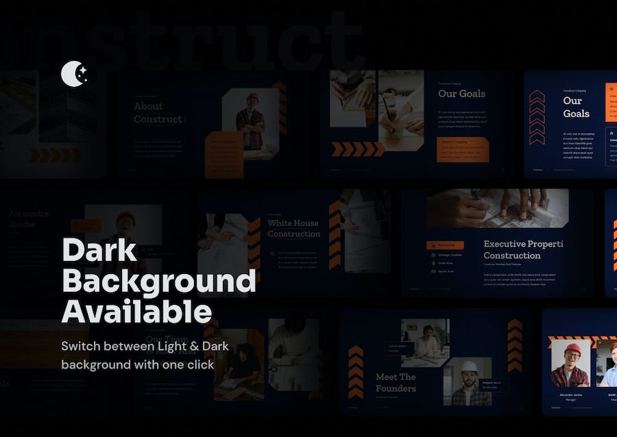 室内装修设计施工项目签署合作keynote模板 - 顶尖PPT