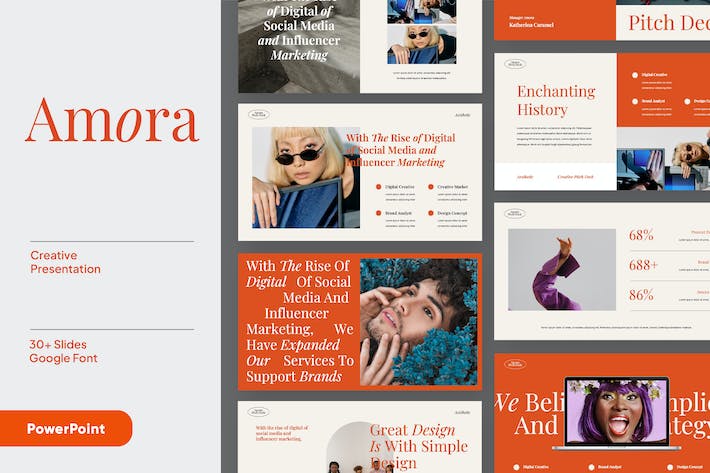 极简美学设计风格展示创意应用方案PPT模板 - 顶尖PPT