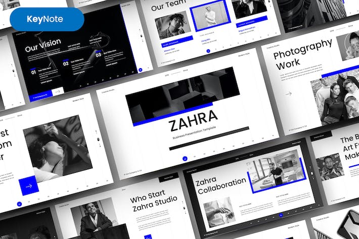 欧美商务风格keynote模板 - 顶尖PPT