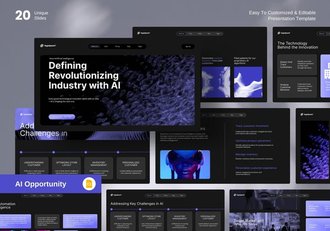 人工智能技术发展PPT模板 - 顶尖PPT