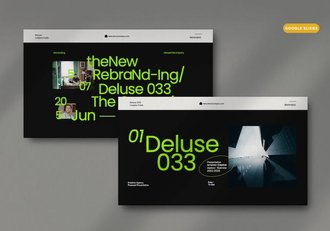 绿黑创意风企业简介展示PPT模板 - 顶尖PPT