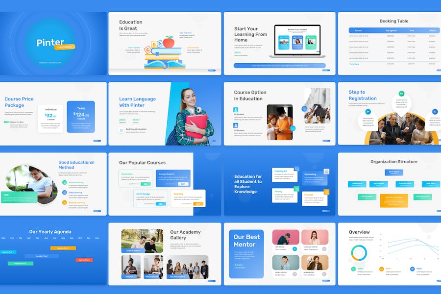 教育培训课程教学方案Keynote模板 - 顶尖PPT