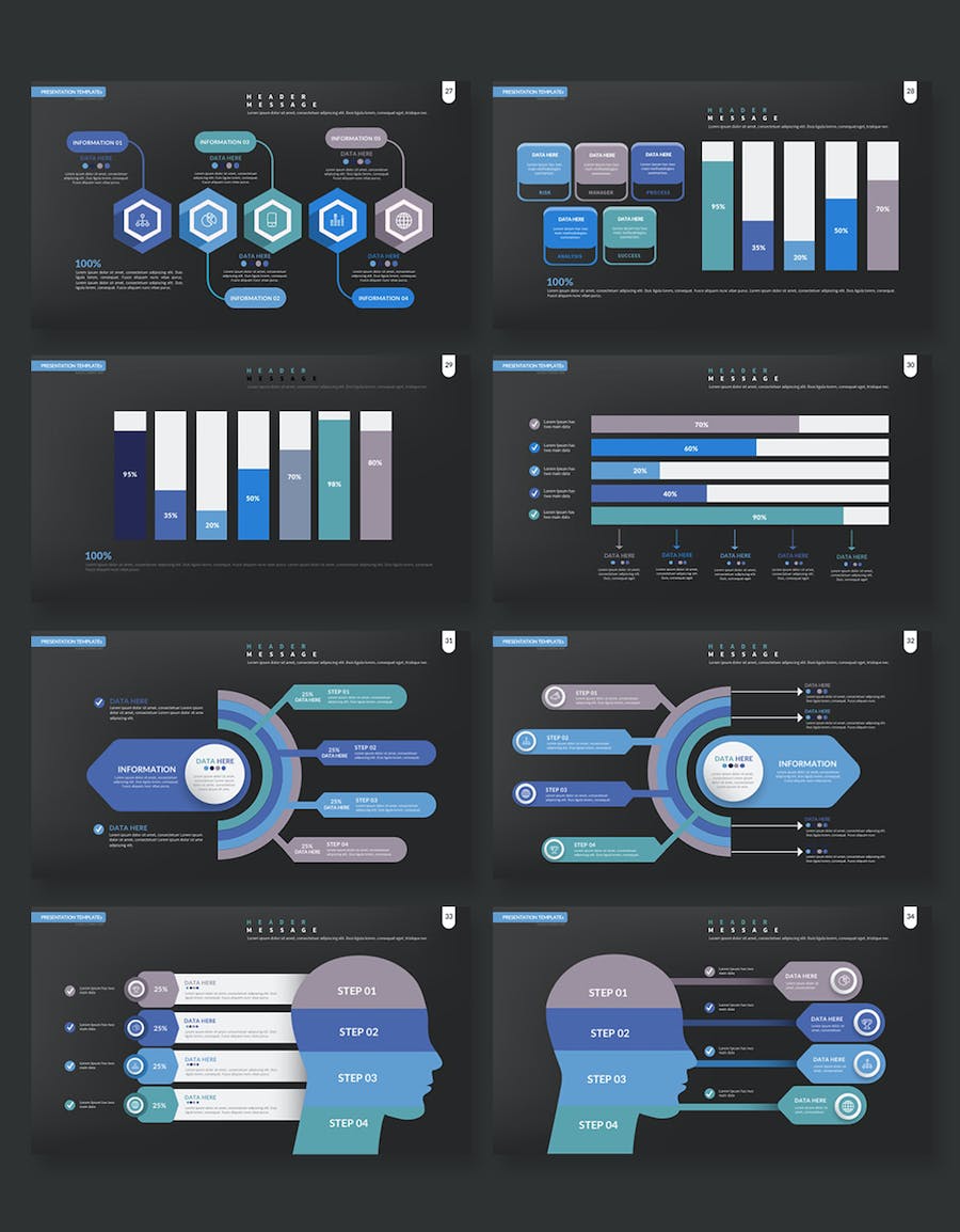 KPI性能指标商业融资报告PPT模板 - 顶尖PPT