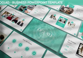 商务风格企业宣传介绍PPT模板 - 顶尖PPT