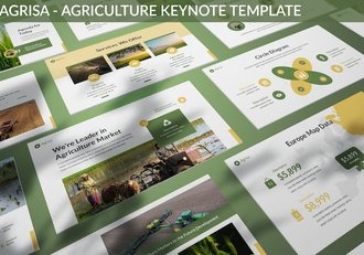 农业协会行业分析keynote模板 - 顶尖PPT