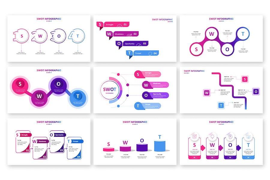 数据分析信息图形展示Keynote模板 - 顶尖PPT