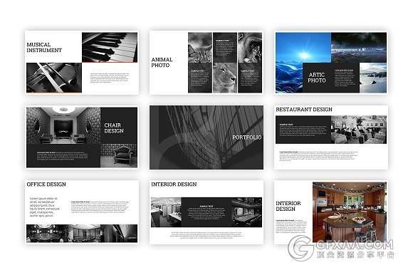 80多页橙色企业商务多用途PPT模板 - 顶尖PPT