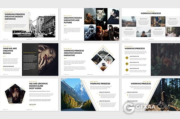 高端大气简约时尚风格PPT模板 - 顶尖PPT