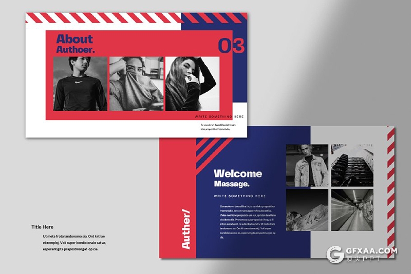 51页扁平化服装品牌介绍服装展示ppt模板 - 顶尖PPT