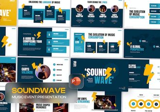 音乐节活动策划营销方案PPT模板 - 顶尖PPT