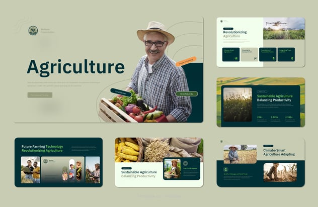 农业主题演讲keynote模板 - 顶尖PPT