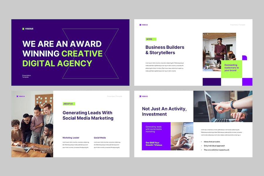 社交媒体营销策划分析keynote模板 - 顶尖PPT