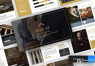 36页扁平化英式风格商务多用途keynote模板 - 顶尖PPT