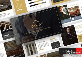 36页扁平化英式风格商务多用途ppt模板 - 顶尖PPT