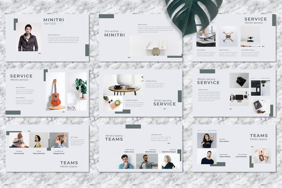 极简创意商业提案路演Keynote模板 - 顶尖PPT