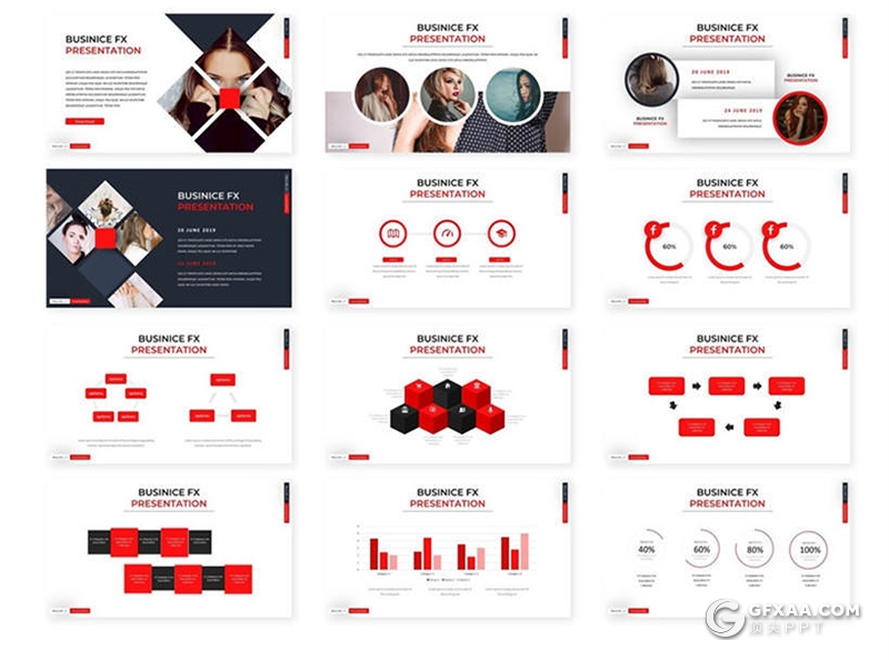 30页企业会议工作汇报计划PPT模板 5种主题配色 - 顶尖PPT