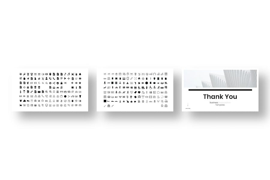 商业项目介绍企业形象展示Keynote模板 - 顶尖PPT