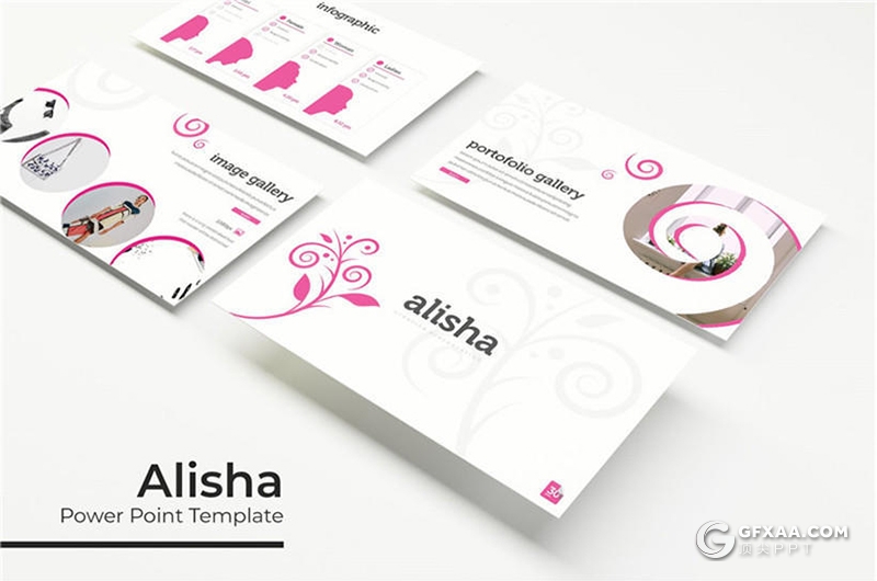 30页5种配色女性美容行业介绍分析PPT模板 - 顶尖PPT