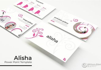 30页5种配色女性美容行业介绍分析PPT模板 - 顶尖PPT