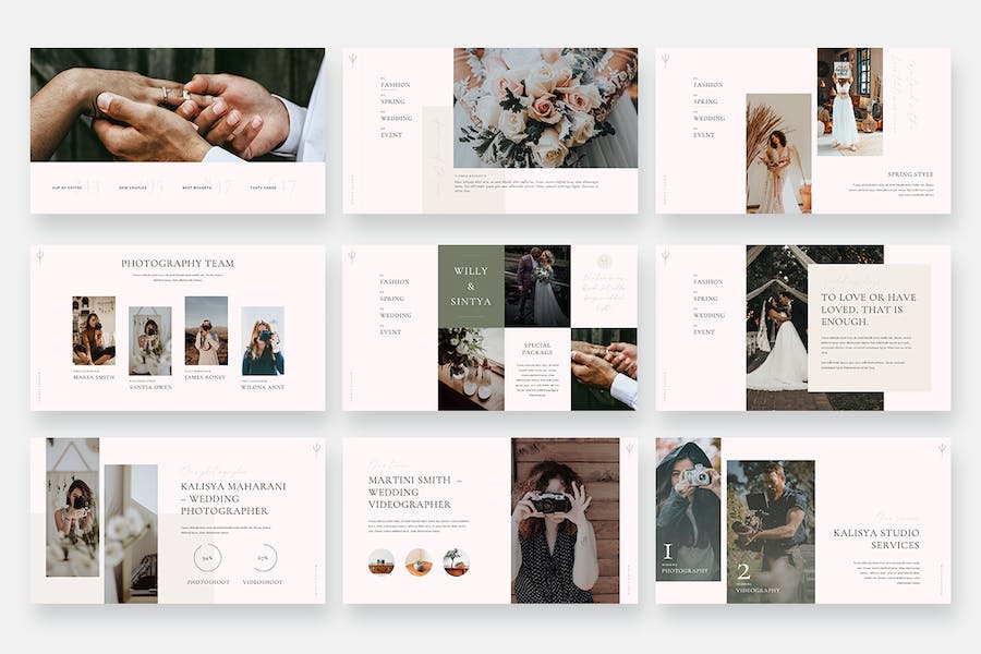 婚礼摄影服务主题演讲展示Keynote模板 - 顶尖PPT