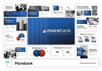 现代商务金融科技公司介绍Keynote模板 - 顶尖PPT