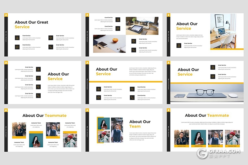 36页公司环境团队工作项目介绍PPT模板 - 顶尖PPT