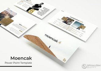 30页户外探险攀登者PPT模板 5种主题配色 - 顶尖PPT