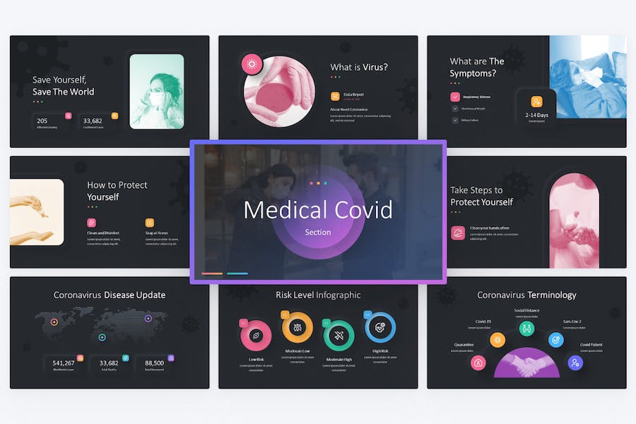 医疗公司年终工作计划总结医学行业通用PPT模板 - 顶尖PPT