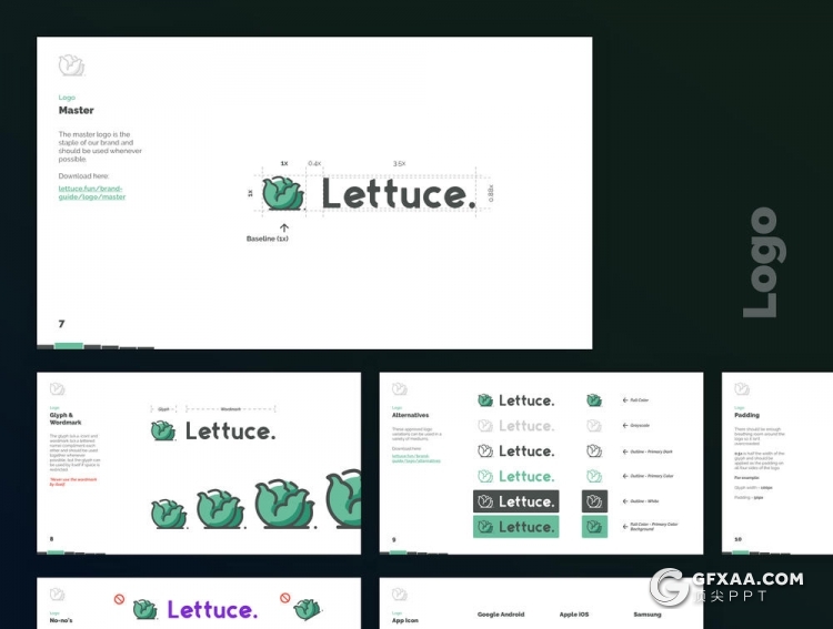 29页标志logo设计项目提案演示PPT模板+PSD样机贴图 - 顶尖PPT