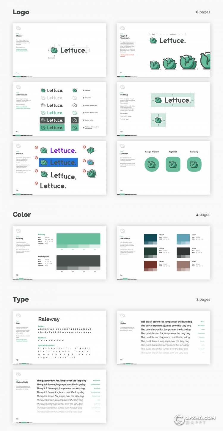 29页标志logo设计项目提案演示PPT模板+PSD样机贴图 - 顶尖PPT