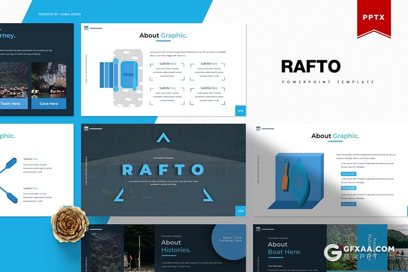 30页5种配色欧美商务风格企业团队介绍PPT模板 - 顶尖PPT