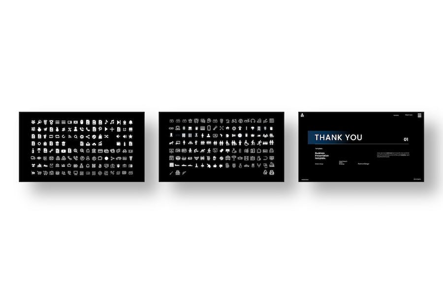 商务汇报项目展示市场分析keynote模板 - 顶尖PPT