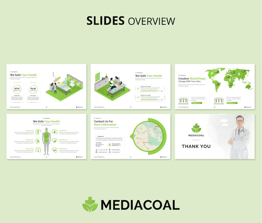 国外医疗行业专业质感PPT模板 - 顶尖PPT