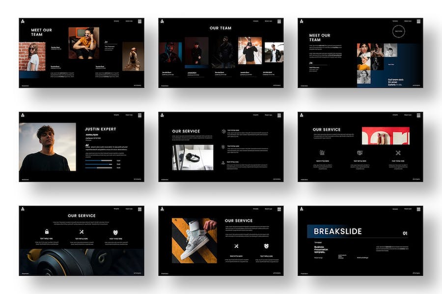 商务汇报项目展示市场分析keynote模板 - 顶尖PPT