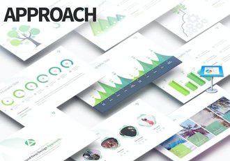 多种立体商务数据图形展示keynote模板 - 顶尖PPT