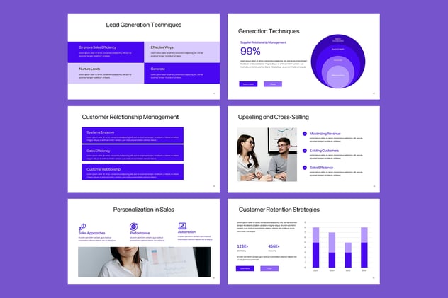 销售增长数据分析PPT模板 - 顶尖PPT