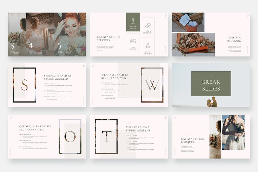 婚礼摄影服务主题演讲展示Keynote模板 - 顶尖PPT