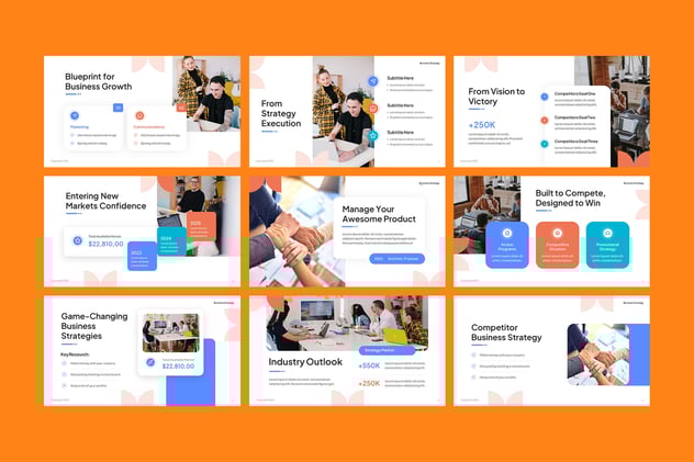 业务战略规划方案执行PPT模板 - 顶尖PPT