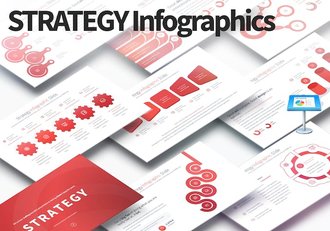 商业商务战略信息图形keynote模板 - 顶尖PPT