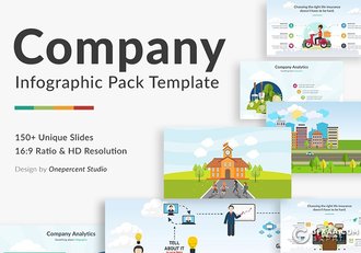 157页欧美高端卡通商务人物图形设计keynote模板 - 顶尖PPT