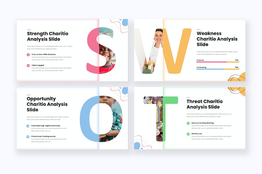 慈善基金会公益宣传主题演讲Keynote模板 - 顶尖PPT