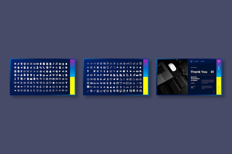 商务企业品牌形象展示PPT模板 - 顶尖PPT