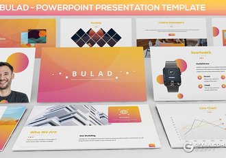 30页精美渐变风格欧美商务多用途PPT模板 3种主题配色 - 顶尖PPT