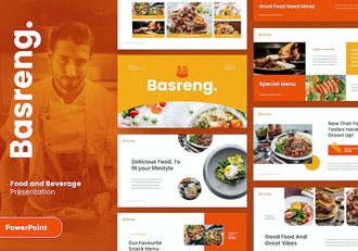 餐饮食品商业营销推广PPT模板 - 顶尖PPT